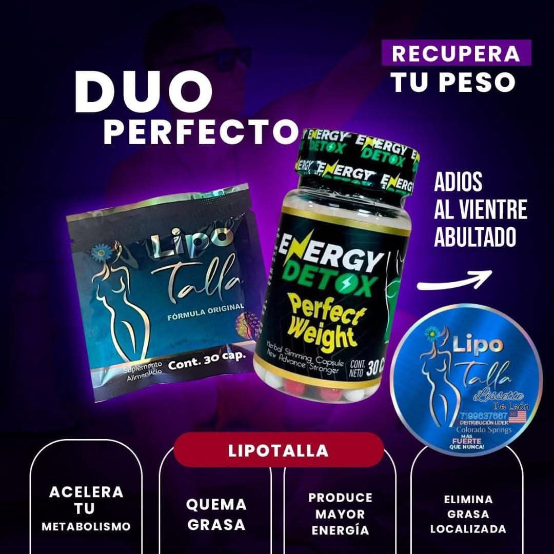 LIPO TALLA Y ENERGYDETOX