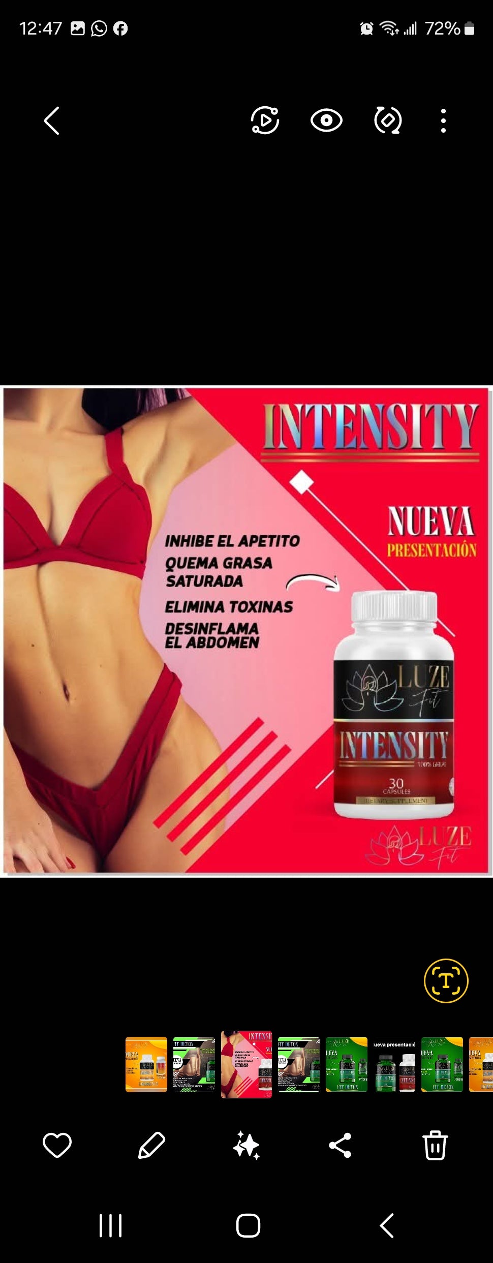 Luze Fit Intensity ,MangoDetox y FitDetox