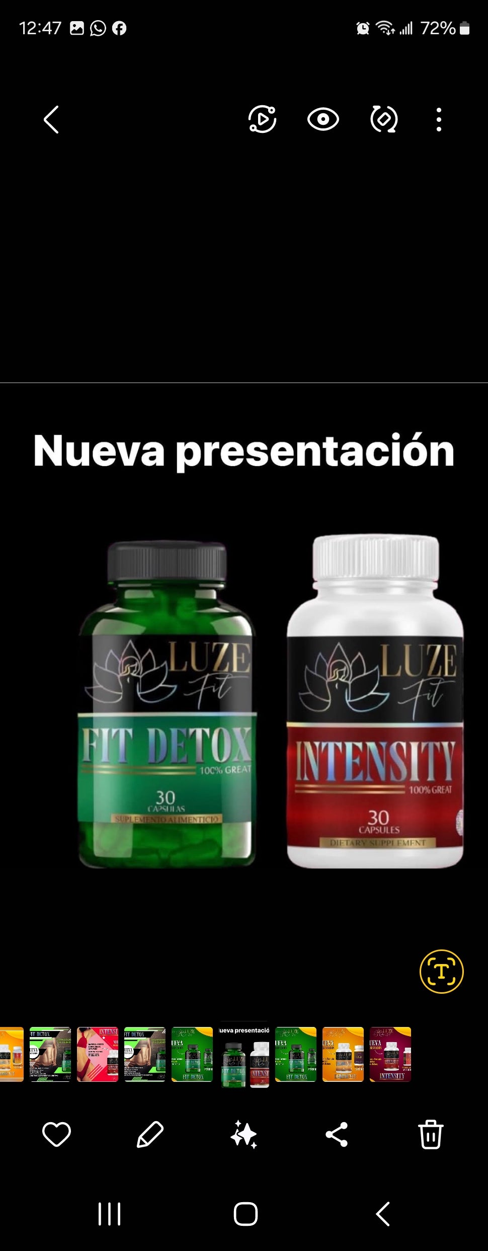 Luze Fit intensity y Fit Detox