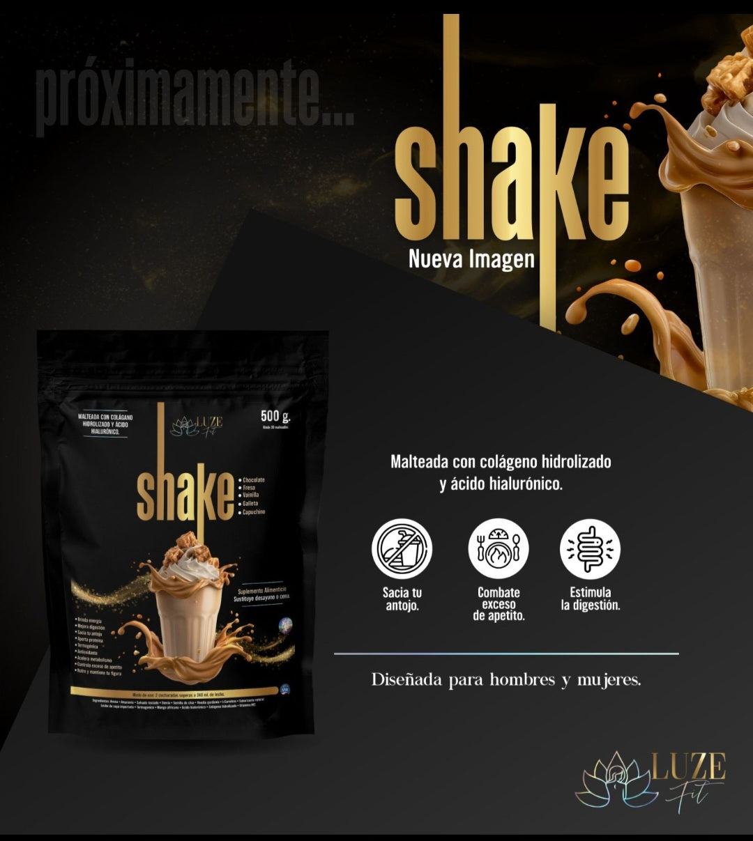 Luze Fit Shake Galleta