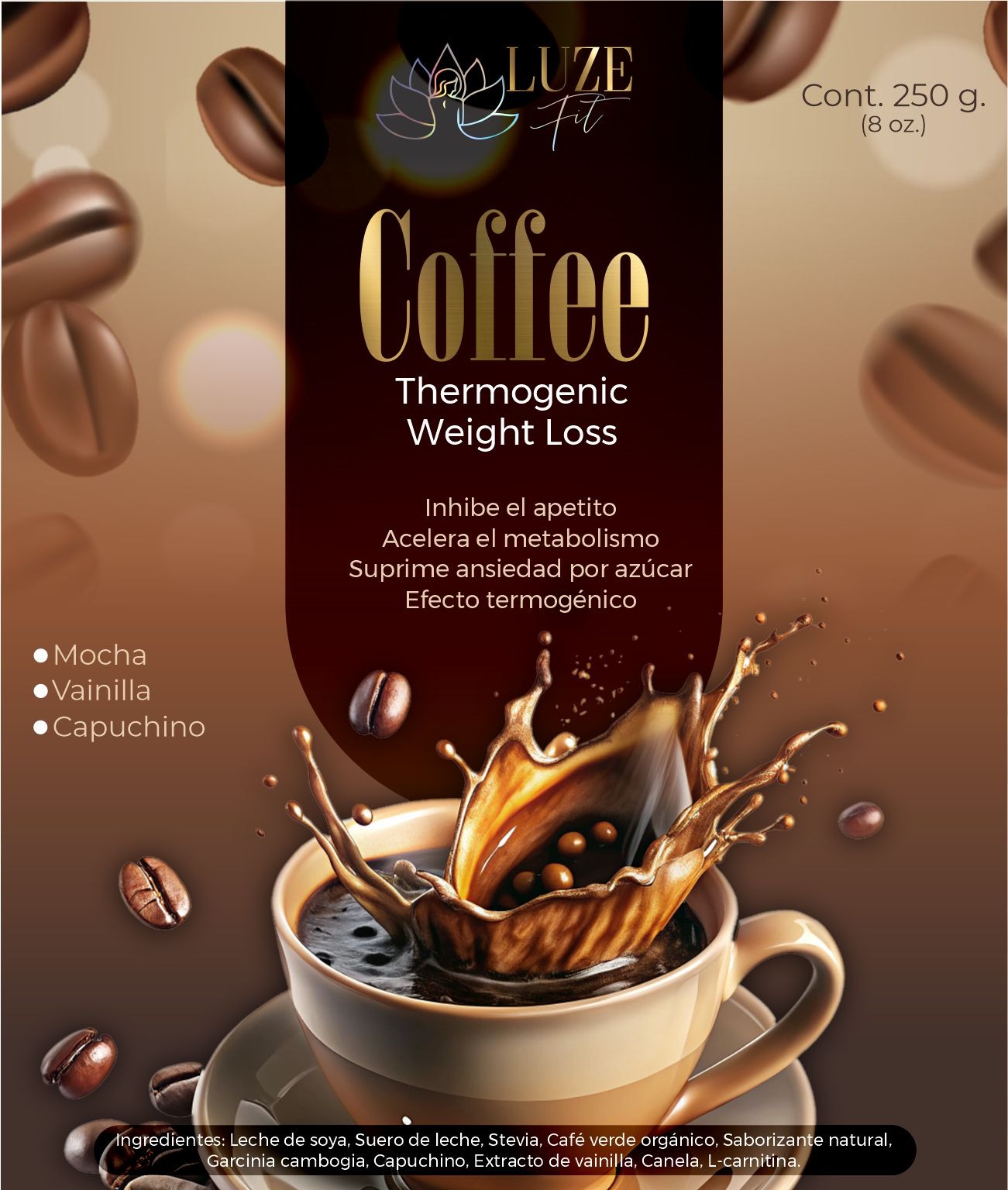 Luze Fit Coffe Vainilla